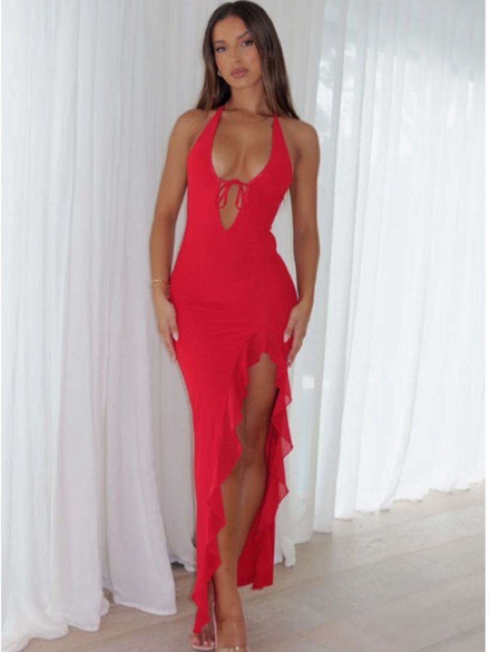 White Fox Red Dress - Day by Day - Picture 2 of 2